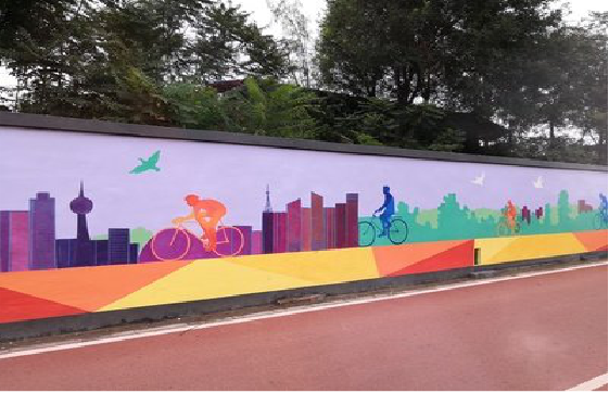 宜良墙体彩绘-围墙