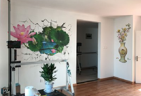 宜良墙体彩绘相比墙纸的优势。