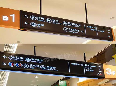 宜良如何通过商场标识牌引导客流分布？