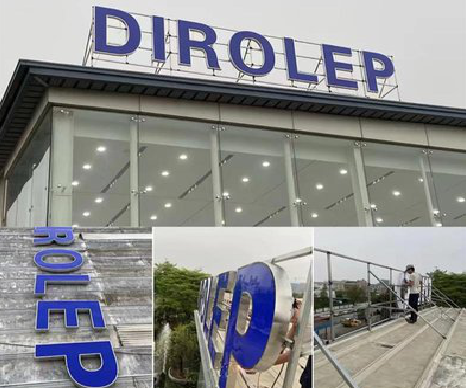 宜良楼顶发光字安装的注意事项。